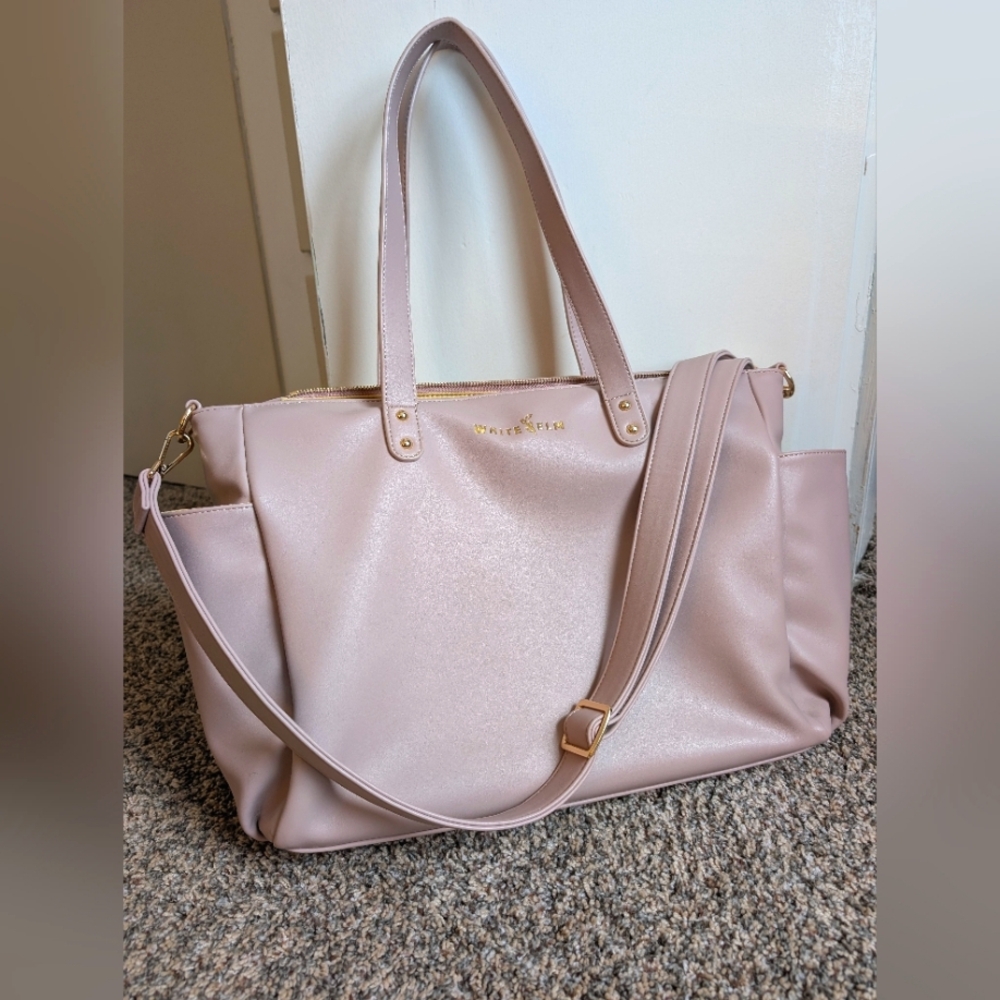 White Elm universal crossbody tote